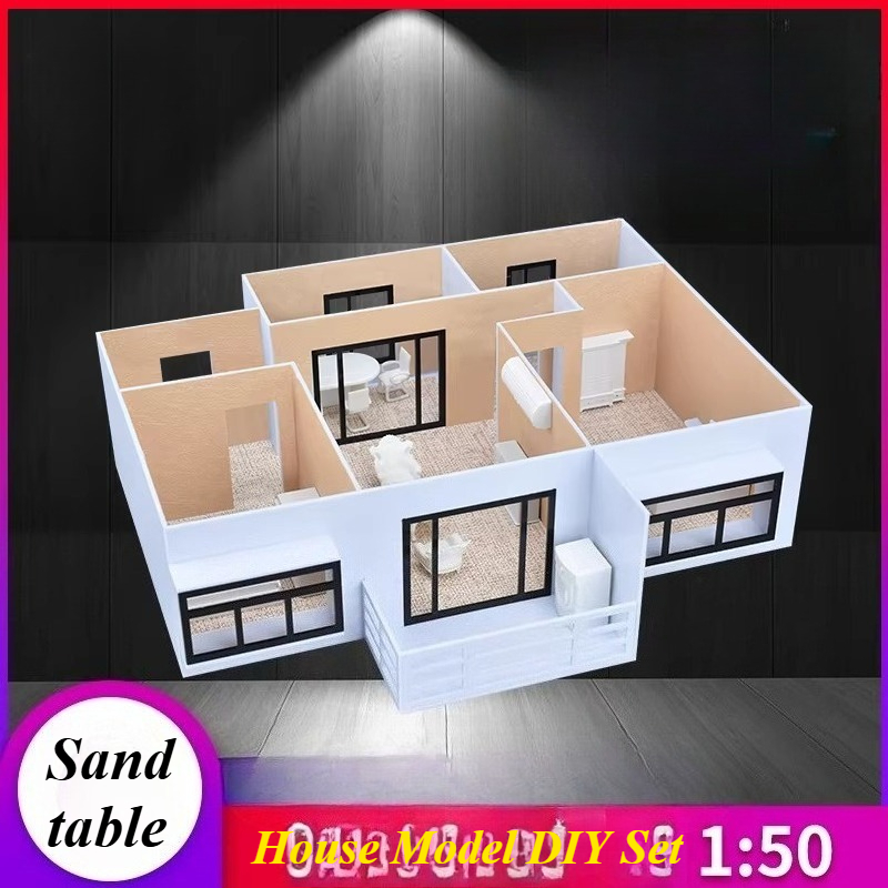 Desk Setup Design - 1:50 Scale Sand Table Diorama Interior