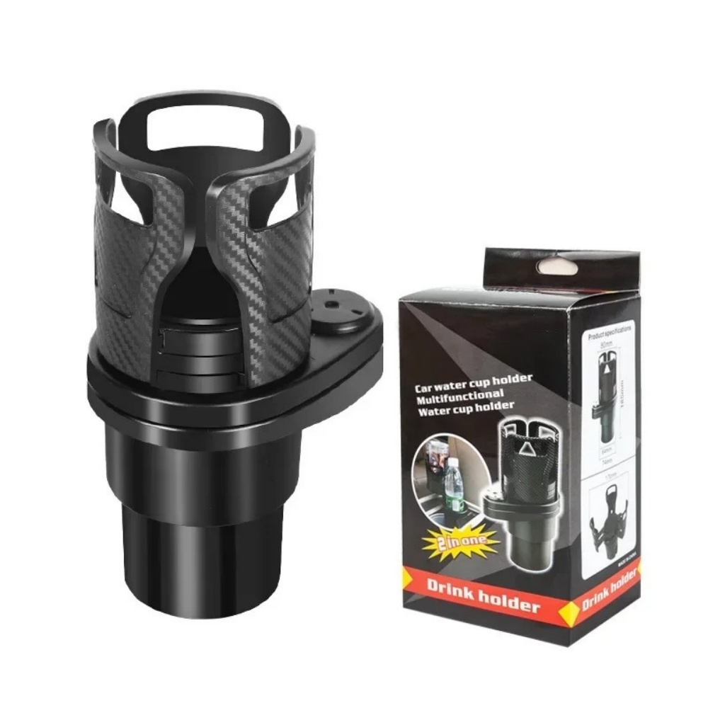 Dual Phone Holder - Universal Car Beverage Cup Holder Retractable