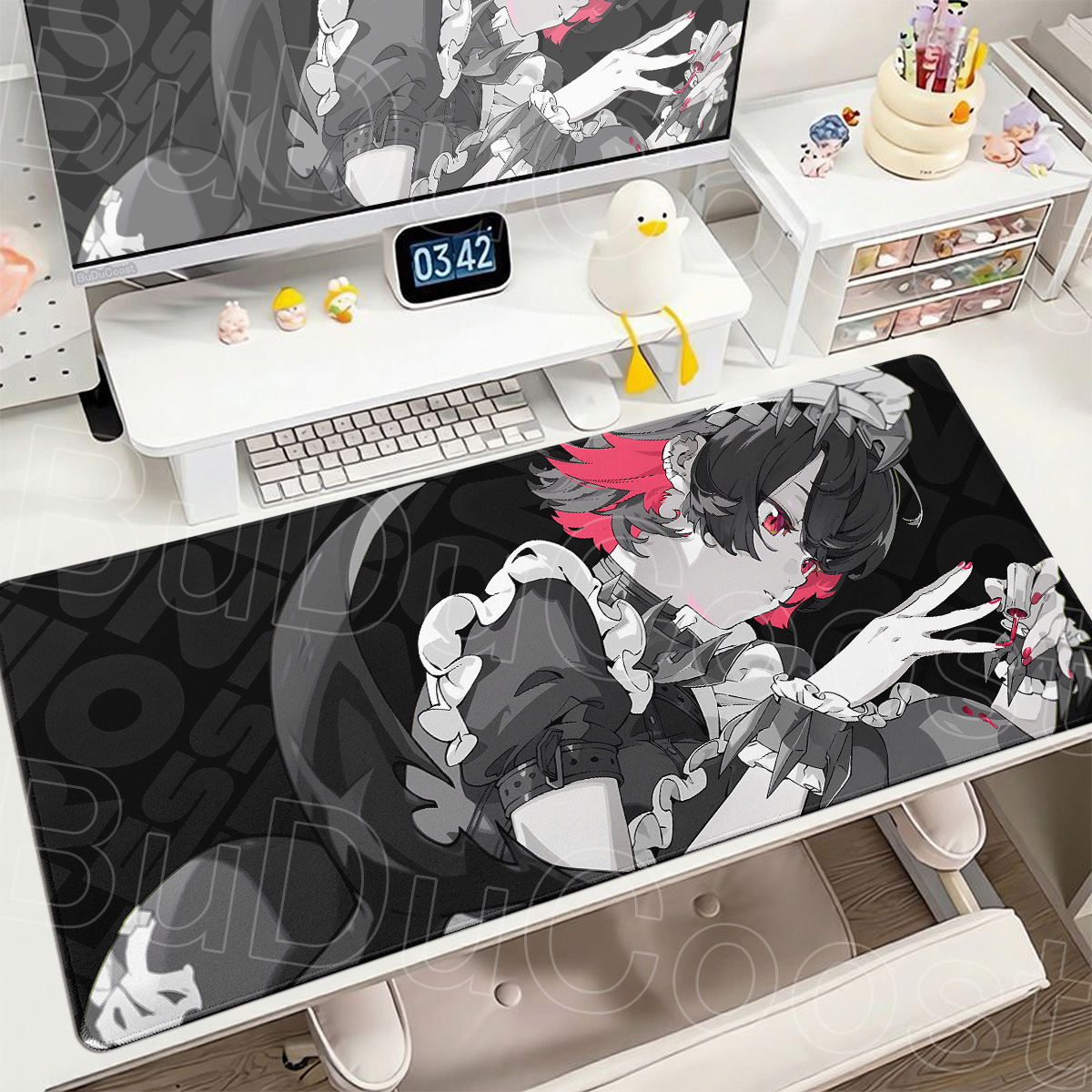 Desk Setup Pegboard - Mouse Mat Zenless Zone Zero Ellen
