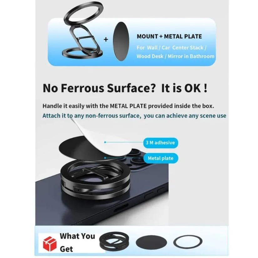 Foldable Dual Magnetic Lazy Ph - đánh giá và giá Dual Phone Holder