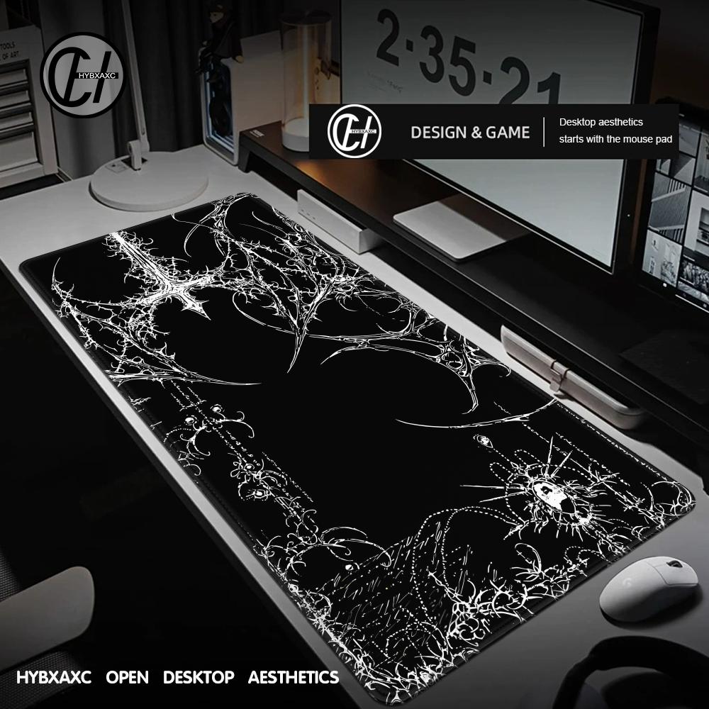 Black White Cybersigilism Desk - đánh giá và giá Desk Setup Aesthetic