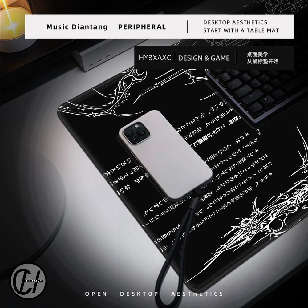 Black White Cybersigilism Desk - đánh giá và giá Desk Setup Aesthetic