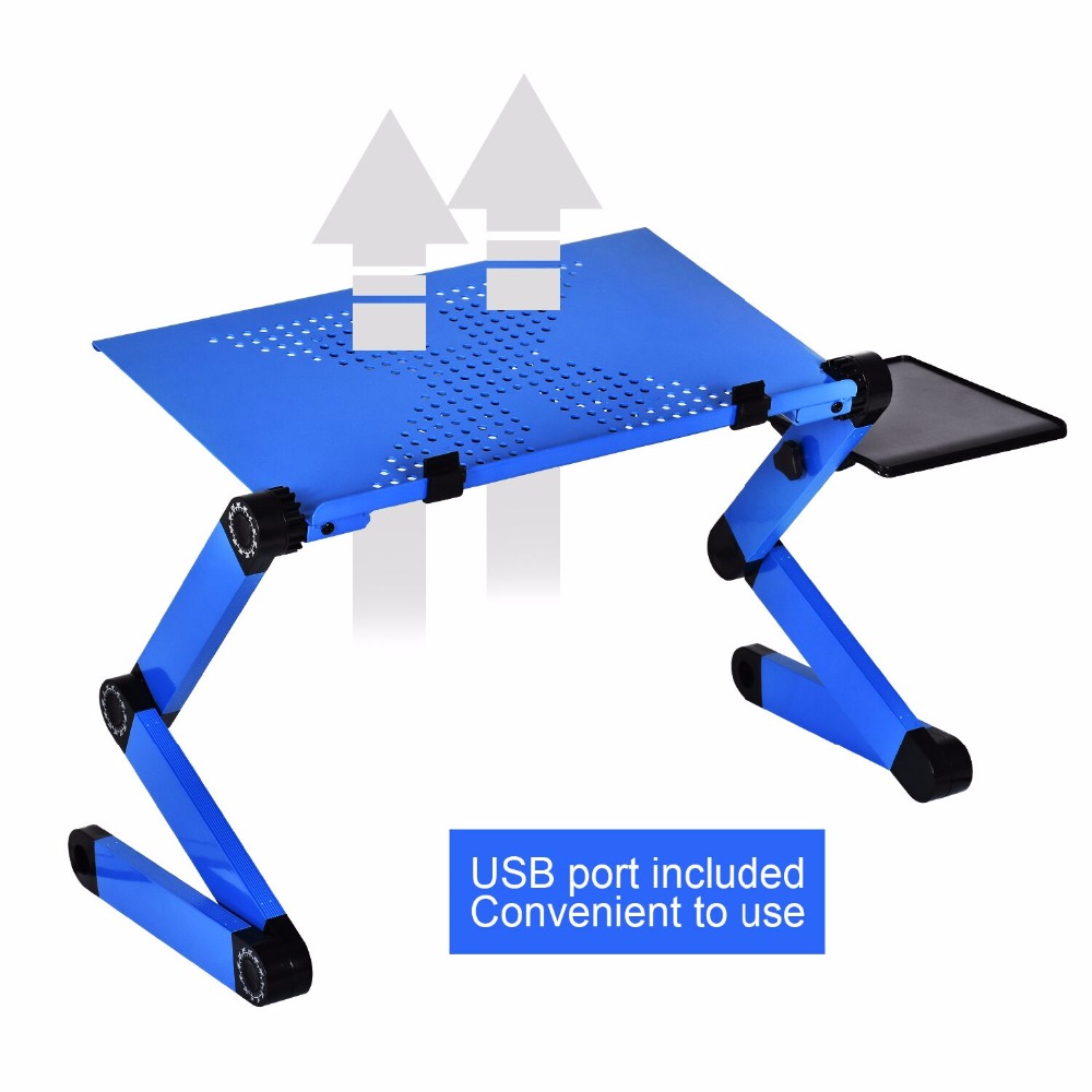 Hợp Kim Nhôm Laptop Bàn Có Thể - đánh giá và giá Desk Setup For Laptop