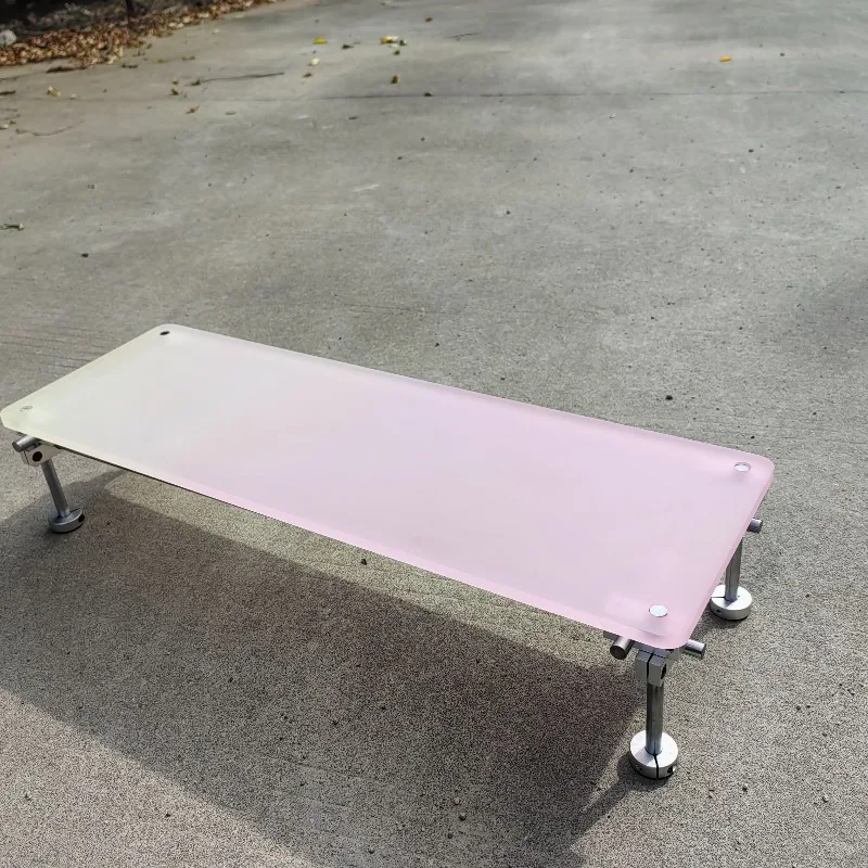 ‌Aesthetic Pink Gradient Acryl - đánh giá và giá Desk Setup For Laptop And Monitor