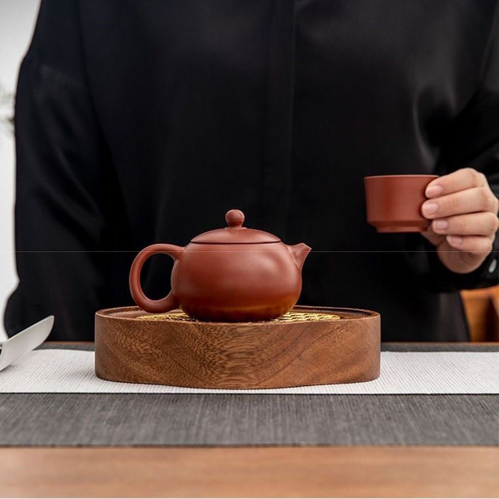 Walnut Wood Bearing Wood Tea T - đánh giá và giá Desk Setup Clean