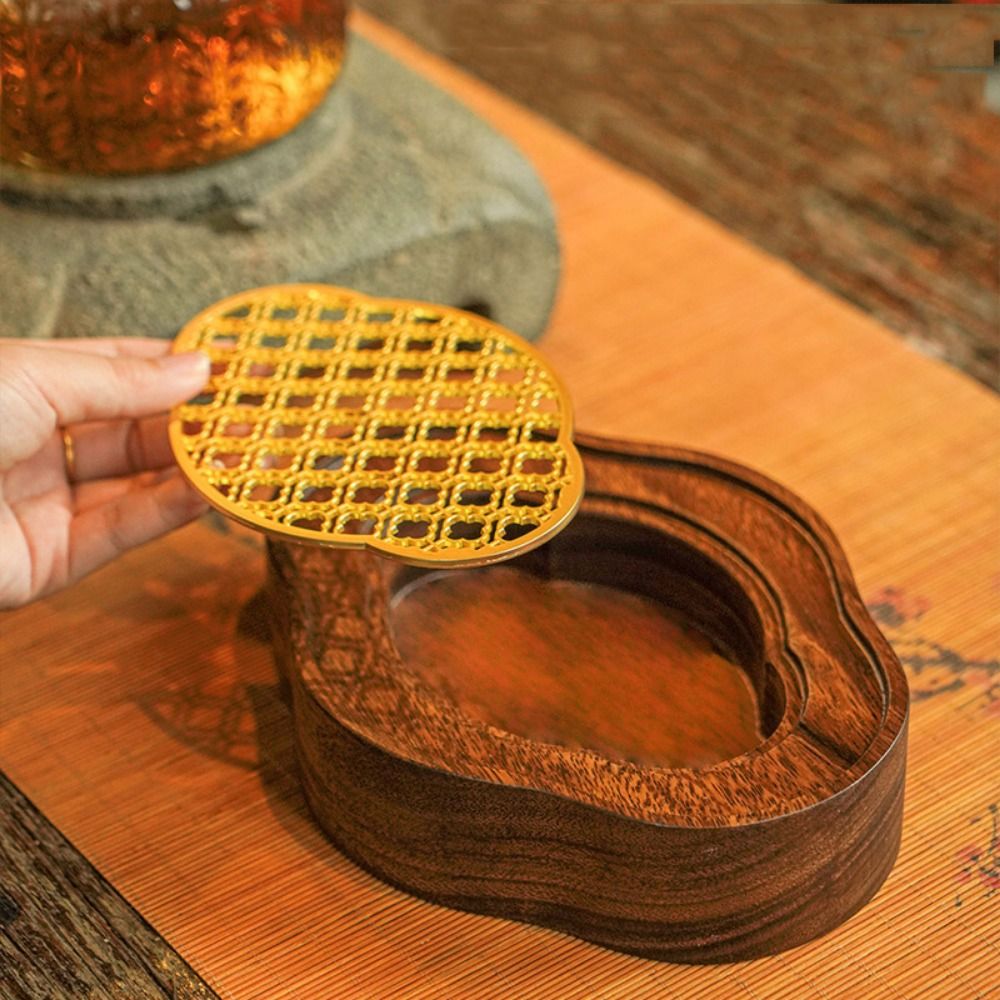 Walnut Wood Bearing Wood Tea T - đánh giá và giá Desk Setup Clean