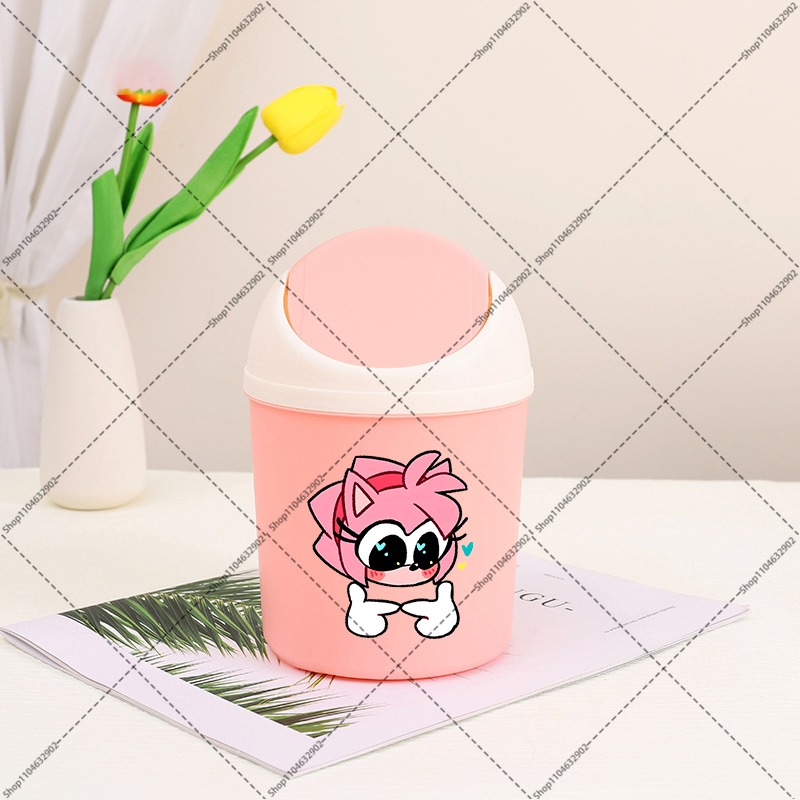 Sonics Car Trash Can Cartoon A - đánh giá và giá Desk Setup Clean