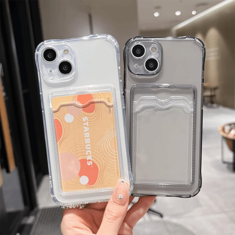 Transparent Card Holder Phone  - đánh giá và giá Dual Phone Holder