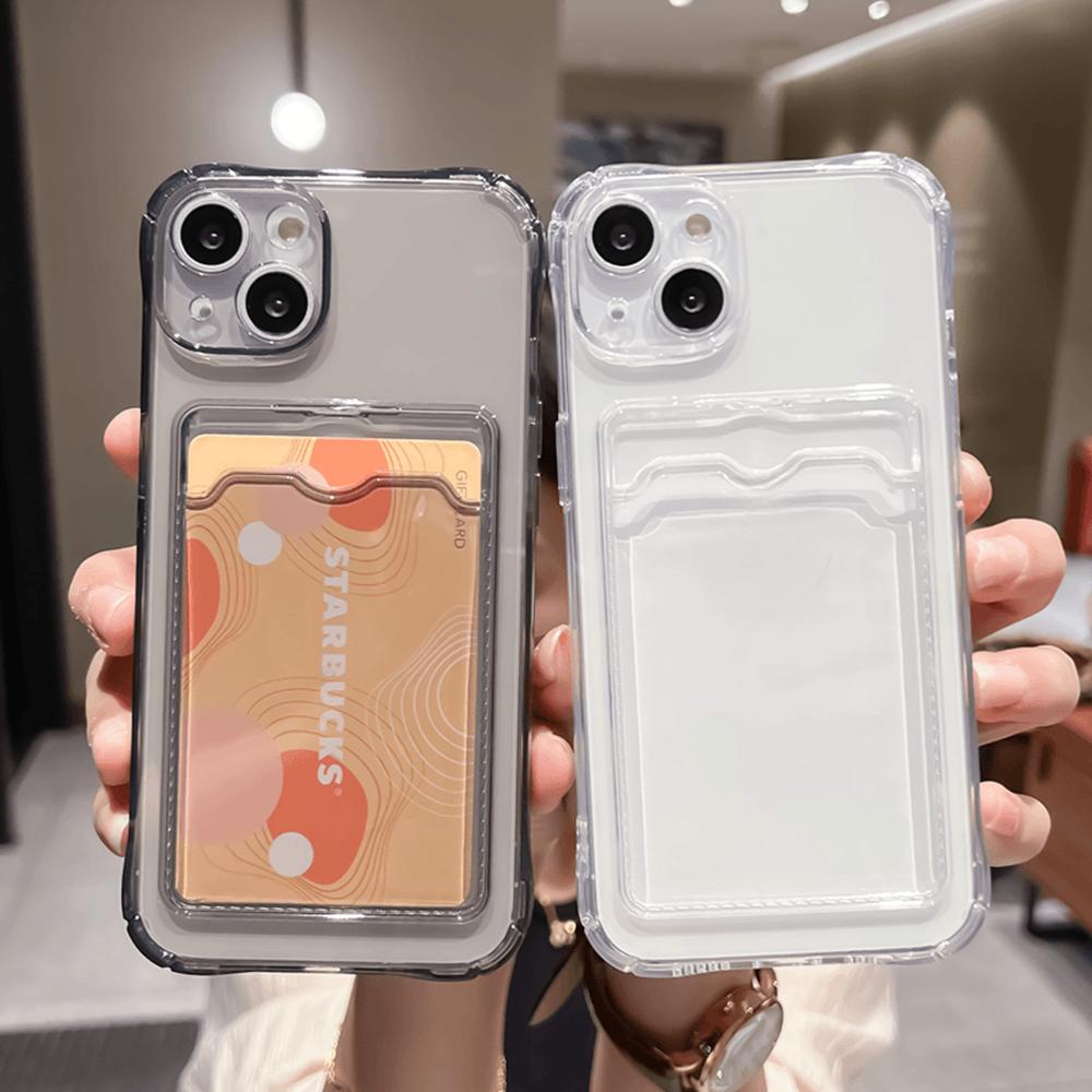 Transparent Card Holder Phone  - đánh giá và giá Dual Phone Holder