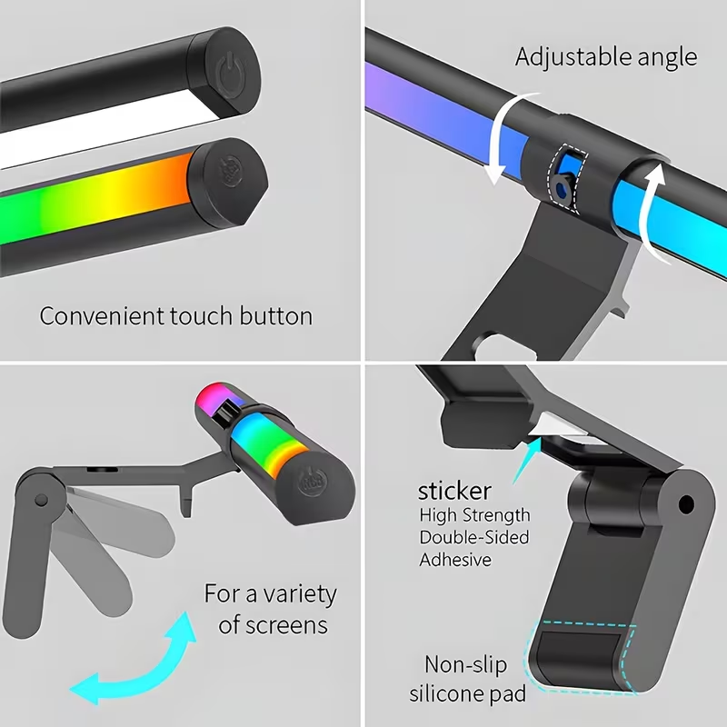 Monitor Light Bar RGB Lightbar - đánh giá và giá Desk Setup Ideas
