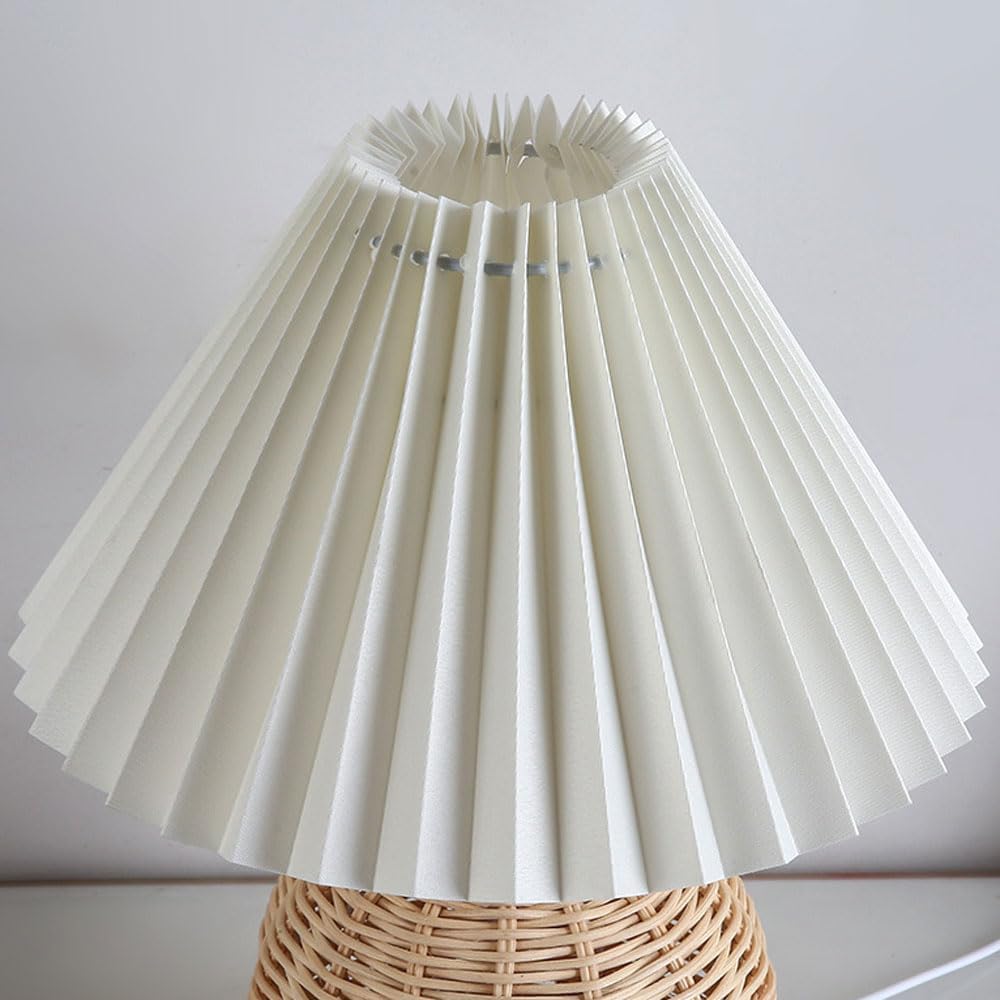 SCKDAY LED Pleated Table Lamp  - đánh giá và giá Desk Setup Aesthetic