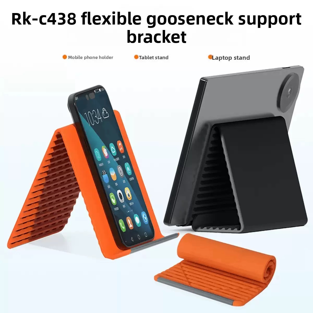 Portable Foldable Silicone Pho - đánh giá và giá Dual Phone Holder