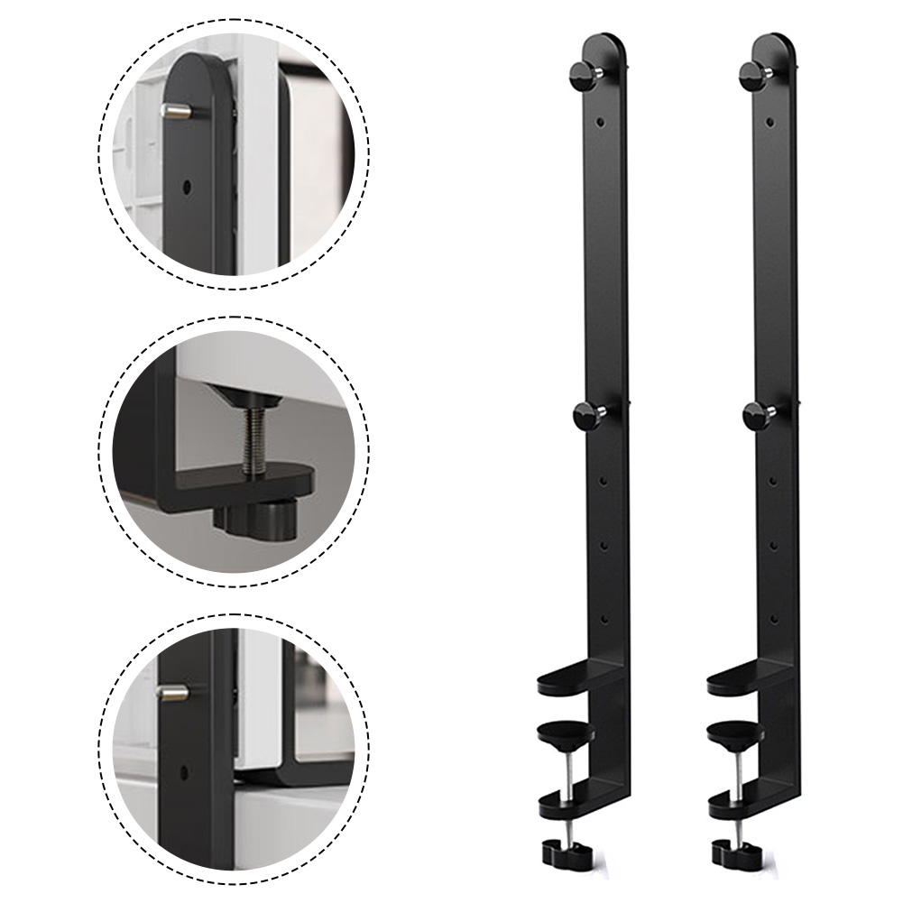 2pcs Extended Desk Clamp Naill - đánh giá và giá Desk Setup Pegboard
