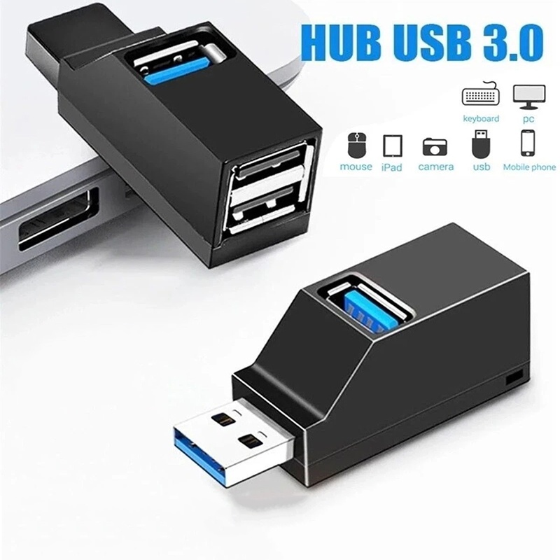 USB HUB Adapter Mini Splitter  - đánh giá và giá Desk Setup Pegboard