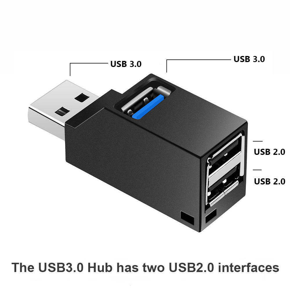USB HUB Adapter Mini Splitter  - đánh giá và giá Desk Setup Pegboard