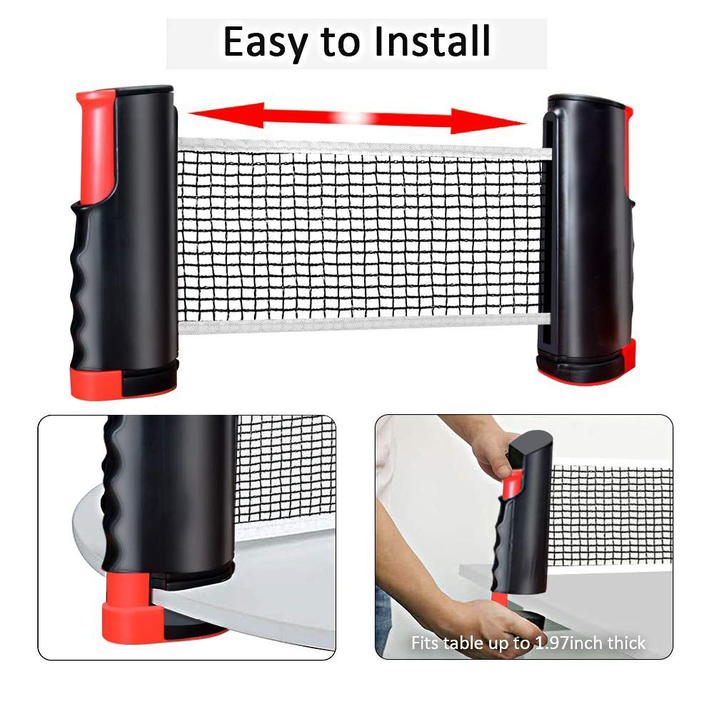 Retractable Net Ping Pong Net  - đánh giá và giá Desk Setup Pegboard