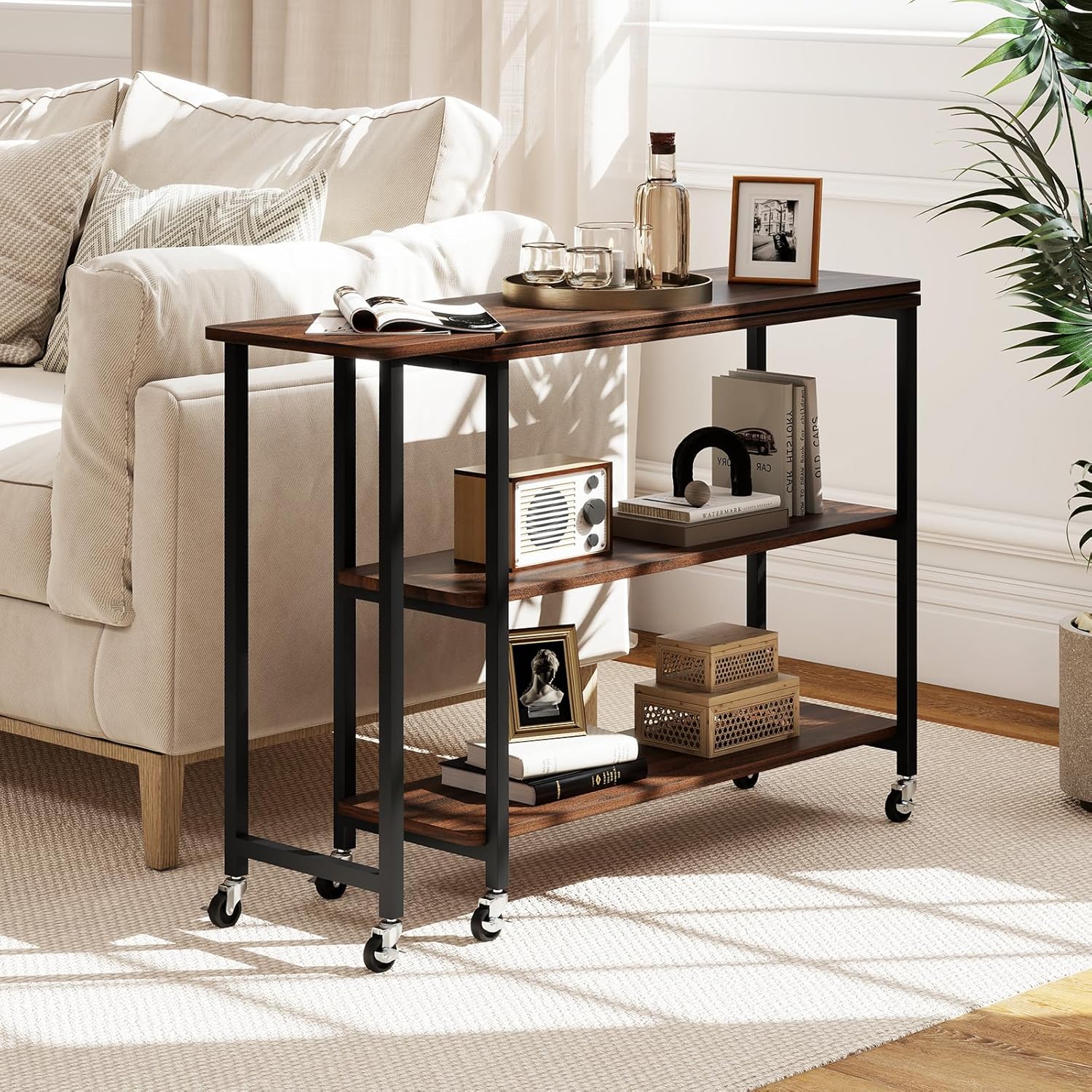 360° Rotating Side Table with  - đánh giá và giá Desk Setup For Laptop