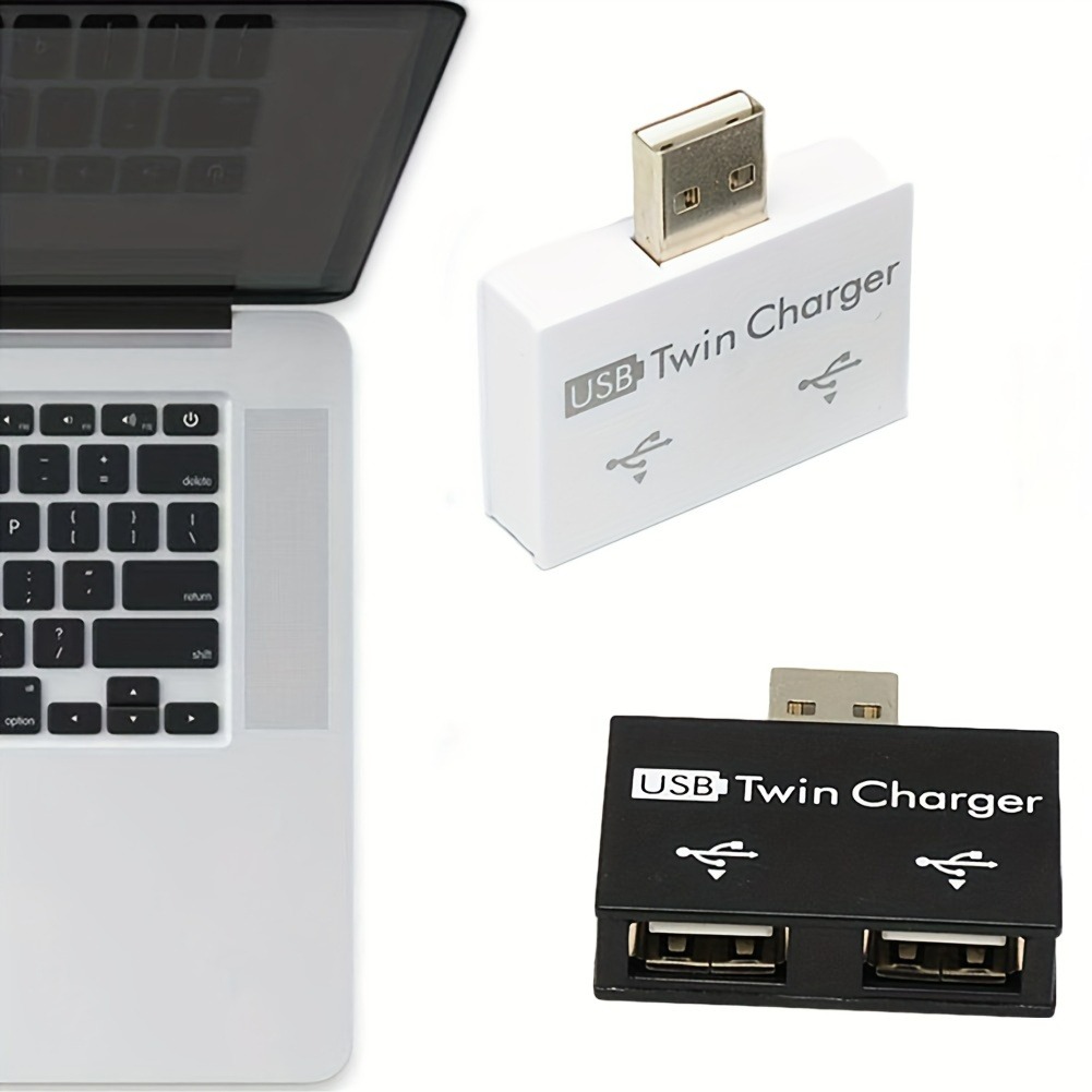 USB2.0 Splitter 1 Male To 2 Po - đánh giá và giá Desk Setup Usb Hub
