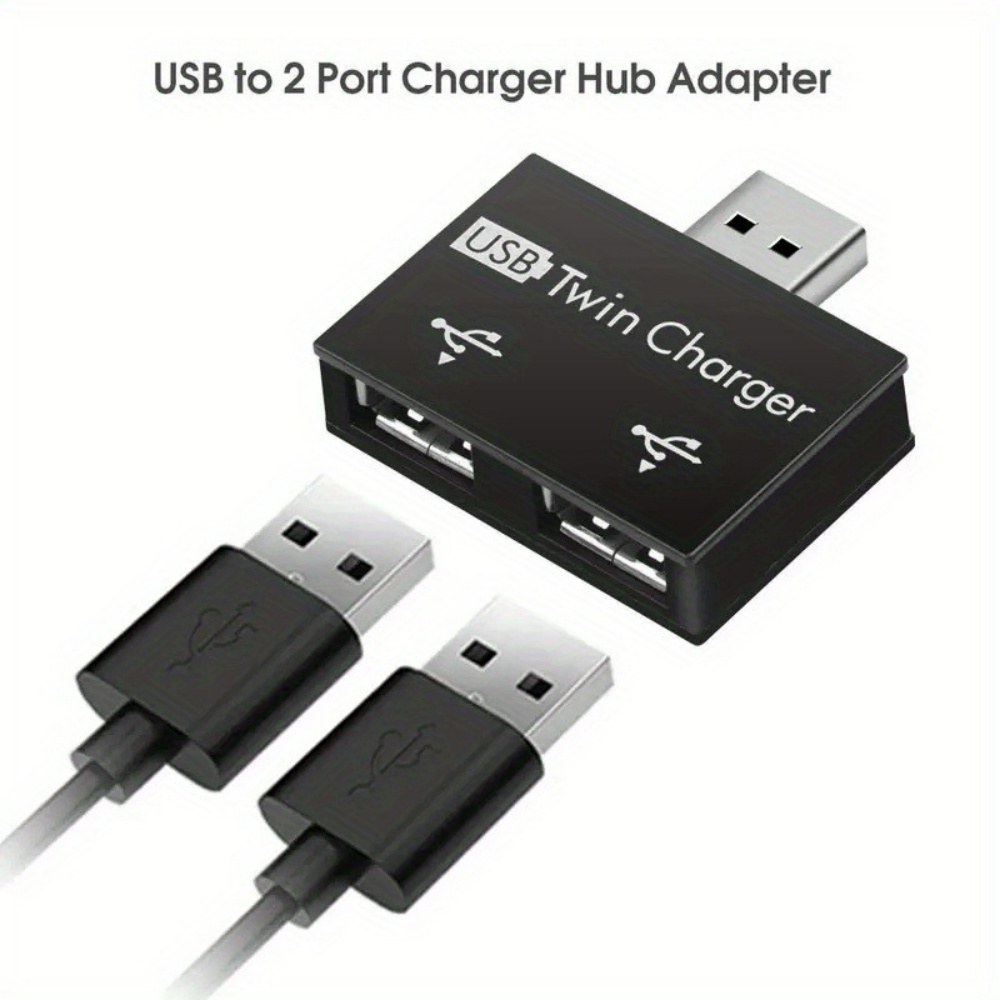 USB2.0 Splitter 1 Male To 2 Po - đánh giá và giá Desk Setup Usb Hub