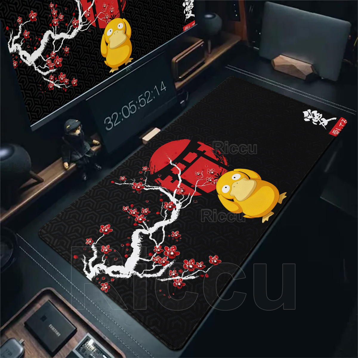 Cartoon Pokémon Mouse Pad Non- - đánh giá và giá Desk Setup Pc And Laptop