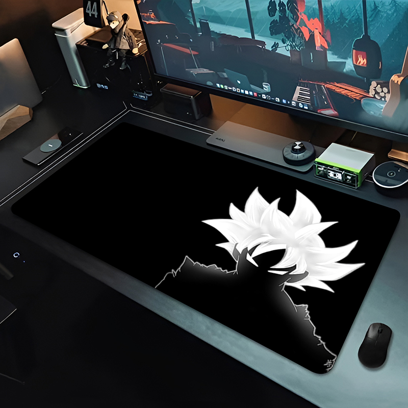 DBZ Black Anime Mouse Pad Drag - đánh giá và giá Desk Setup Mat
