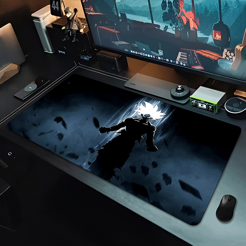 DBZ Black Anime Mouse Pad Drag - đánh giá và giá Desk Setup Mat