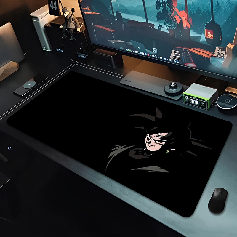 DBZ Black Anime Mouse Pad Drag - đánh giá và giá Desk Setup Mat
