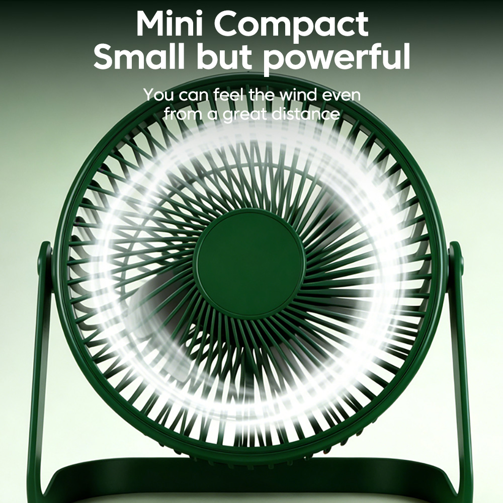 Mini Desktop Fan USB Charging  - đánh giá và giá Fan Desk Small Usb