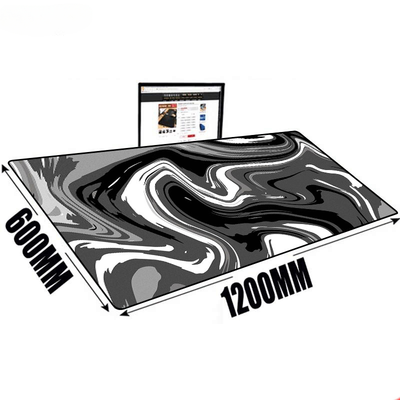 Large Mat Mouse Pad Fluid Art  - đánh giá và giá Desk Setup Pc And Laptop