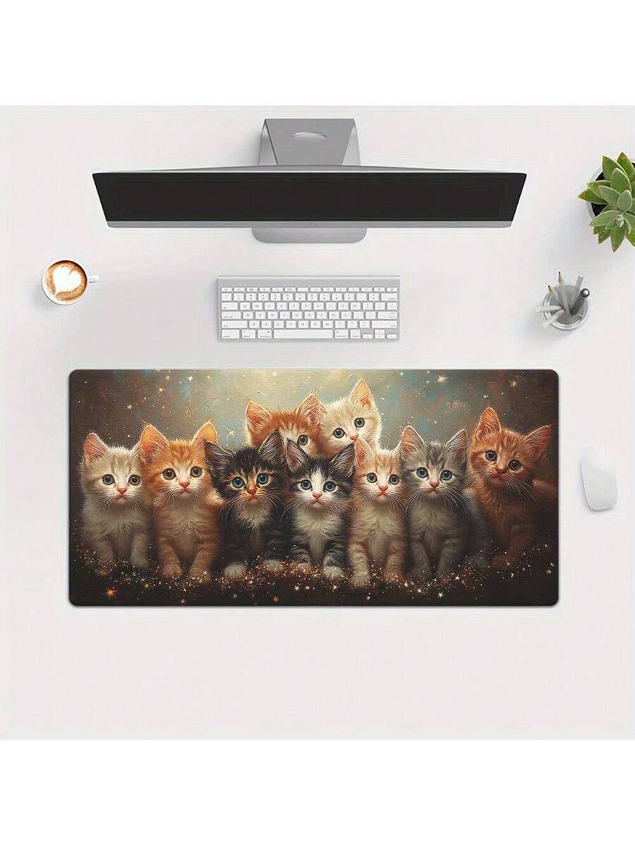 Cute Kitten Gaming Mouse Pad D - đánh giá và giá Desk Setup Pc And Laptop
