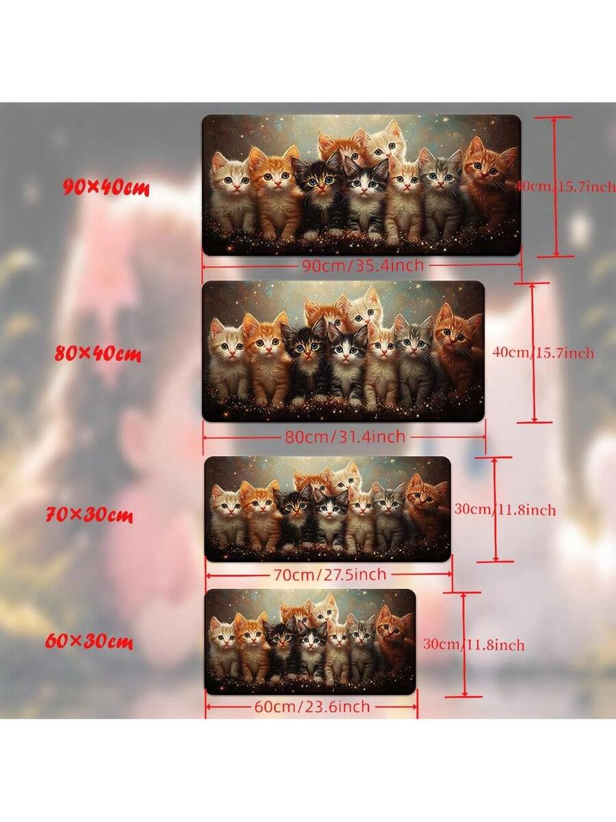 Cute Kitten Gaming Mouse Pad D - đánh giá và giá Desk Setup Pc And Laptop