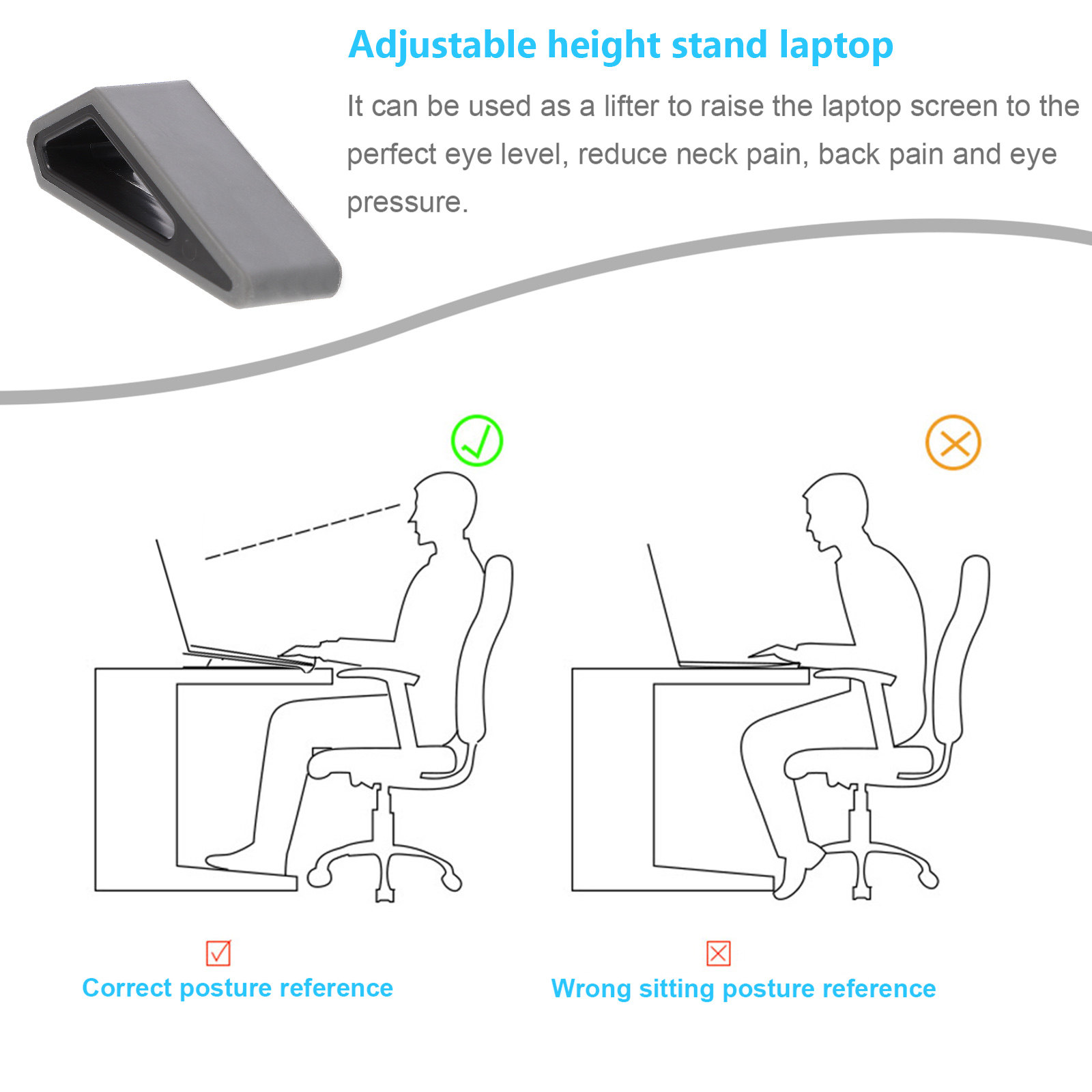 2Pcs Laptop Stand Notebook Ris - đánh giá và giá Desk Setup For Laptop