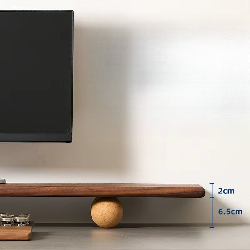 Solid Wood Monitor Riser Lapto - đánh giá và giá Desk Setup For Laptop And Monitor