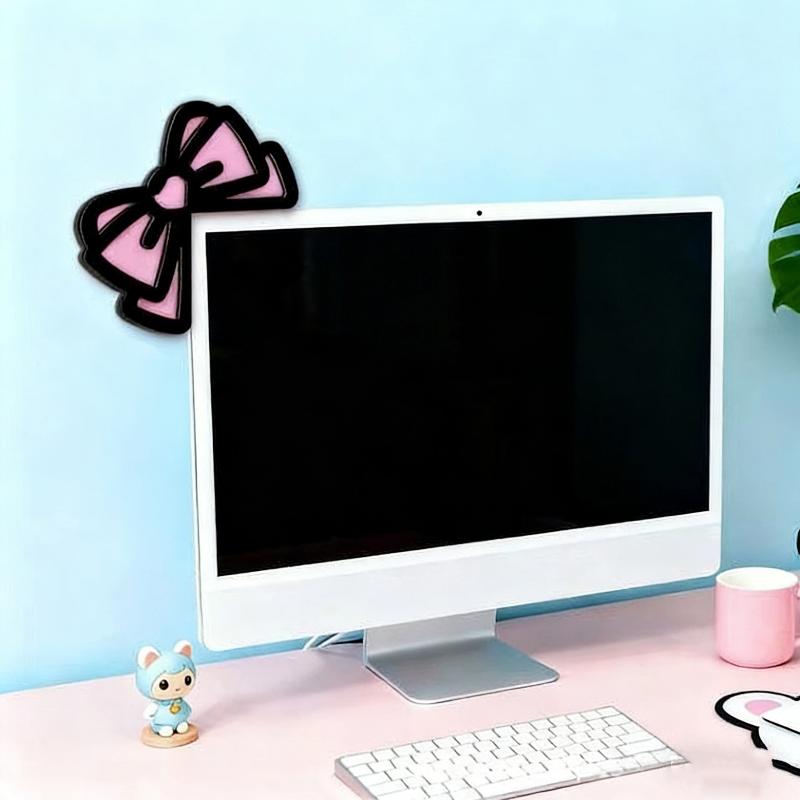 New 1/2Pcs Wooden Bowknot PC A - đánh giá và giá Desk Setup Pegboard