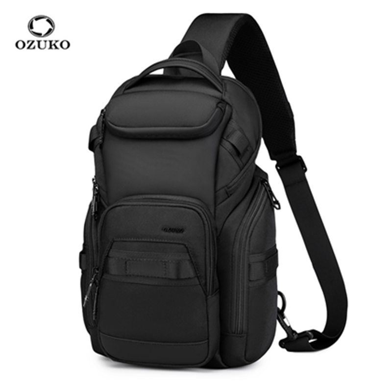 OZUKO Men's Chest Bag Business - đánh giá và giá Dual Phone Holder
