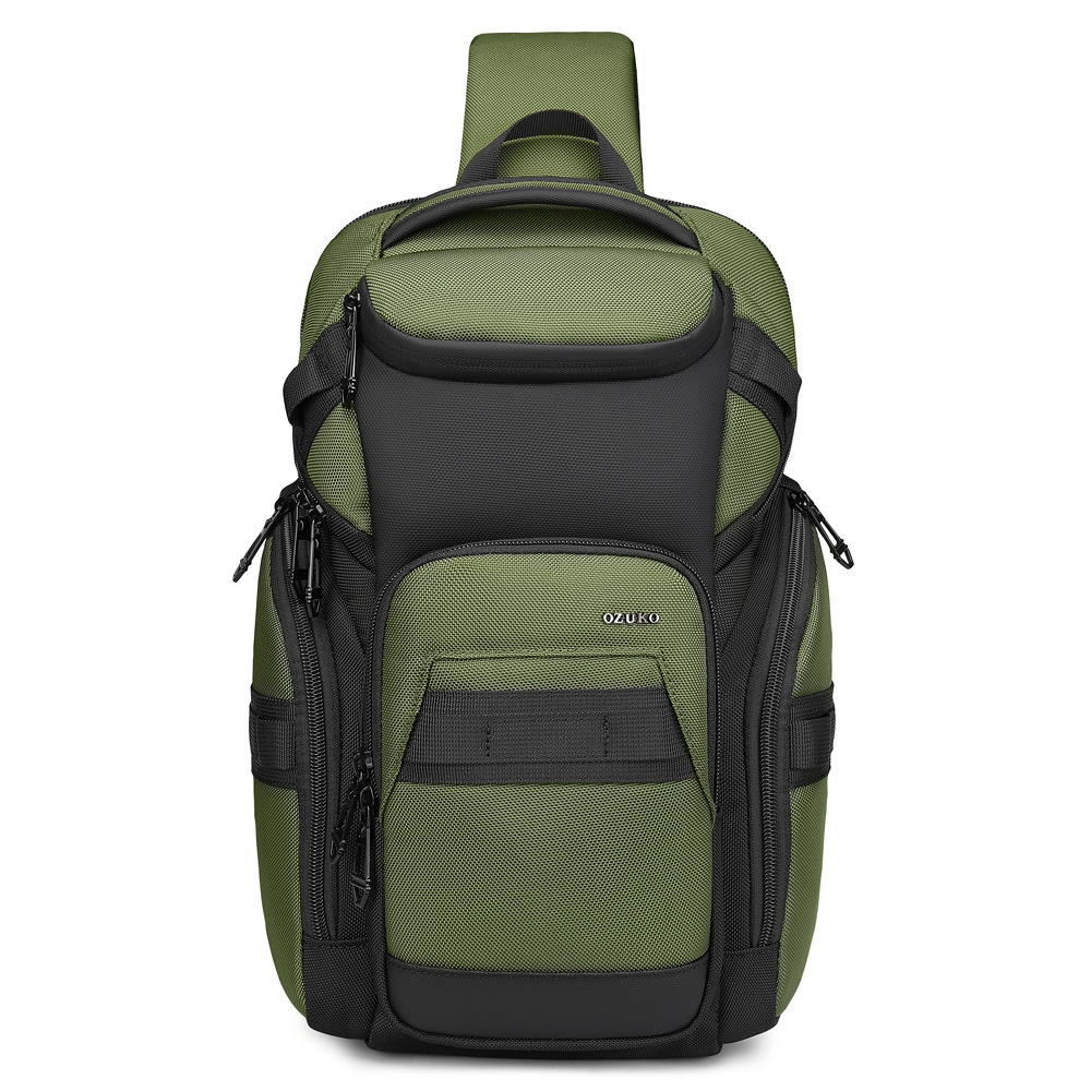 OZUKO Men's Chest Bag Business - đánh giá và giá Dual Phone Holder