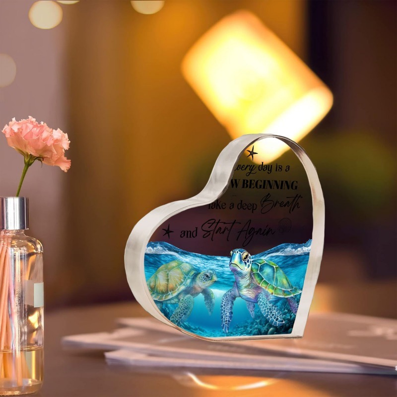 Blue Marine Life Acrylic Deskt - đánh giá và giá Desk Setup Design