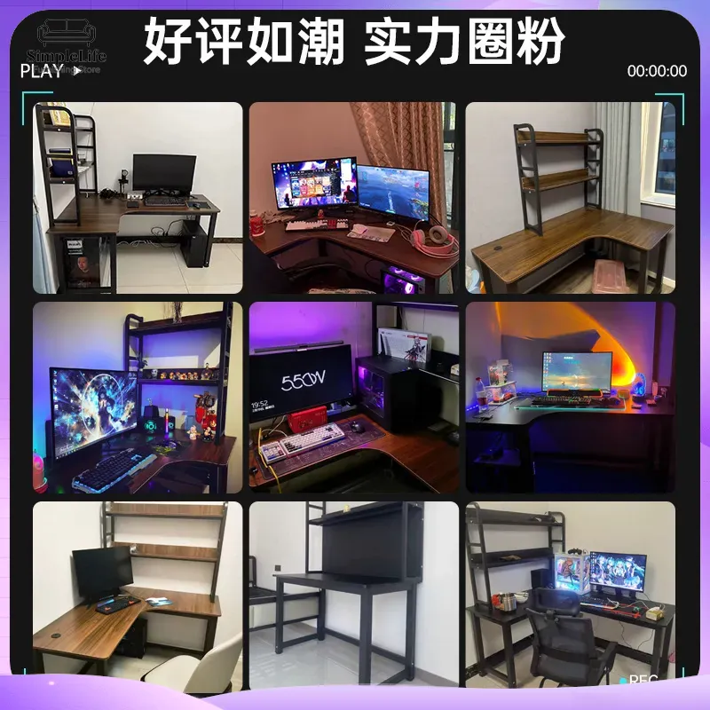 Corner Gaming Desk Computer De - đánh giá và giá Desk Setup For Laptop And Monitor