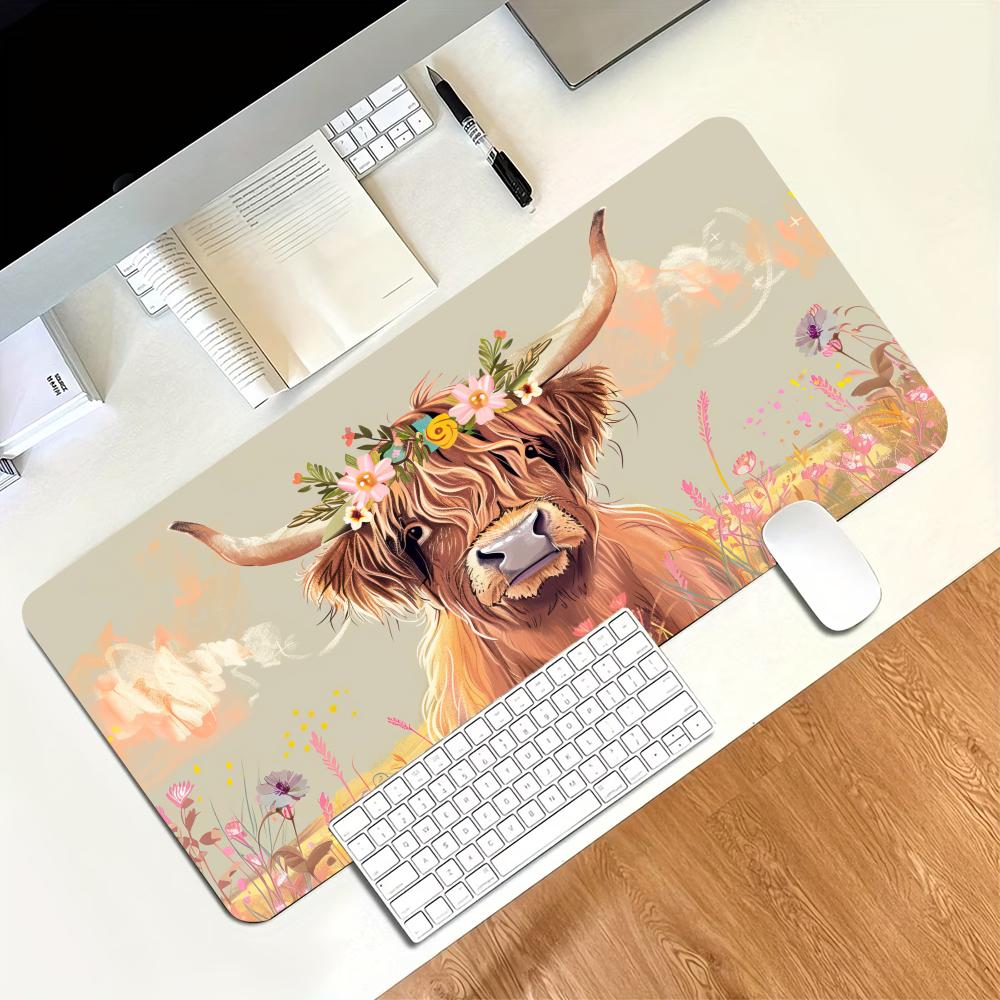 Vintage Highland Cow Floral Ga - đánh giá và giá Desk Setup Pc And Laptop