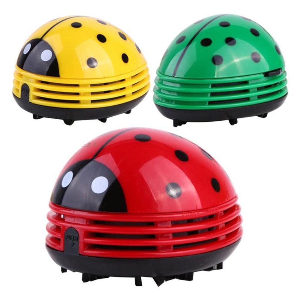 Cute Ladybug Desktop Vacuum Cl - đánh giá và giá Desk Setup Clean