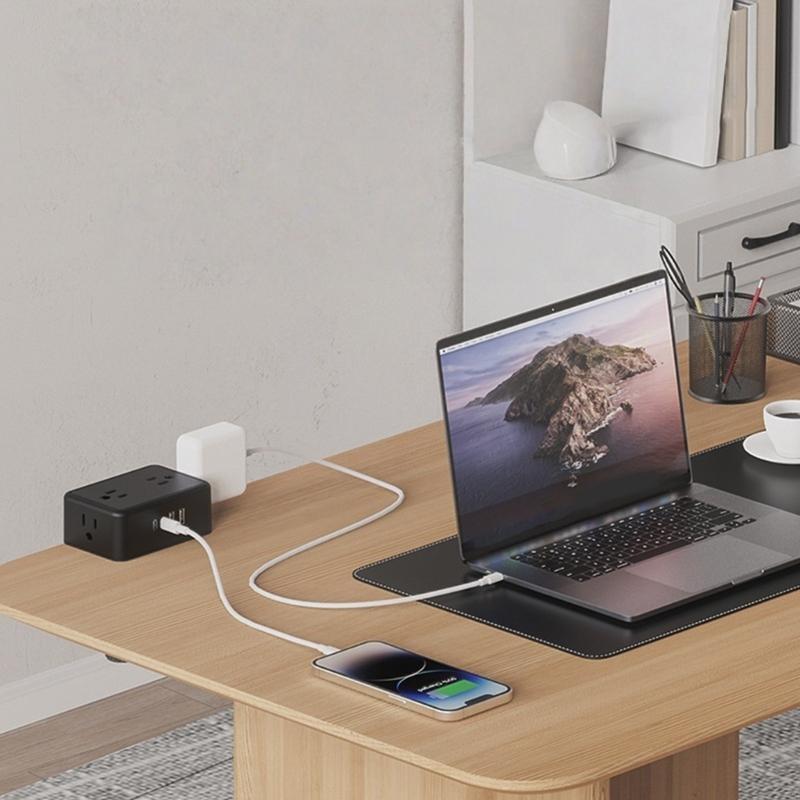 Kẹp an toàn Gắn dải nguồn Ổ cắ - đánh giá và giá Desk Setup Usb Hub