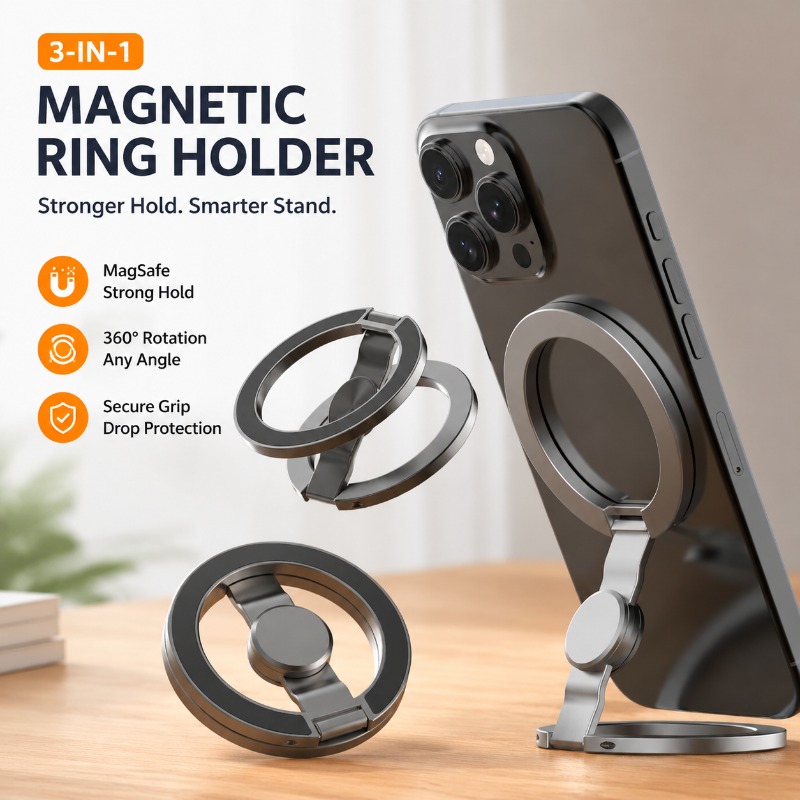 Magsafe Dual Ring Magnetic Pho - đánh giá và giá Dual Phone Holder