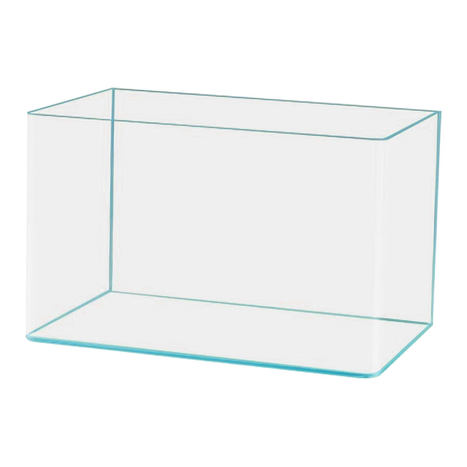 Clear Glass Fish Tank Decorati - đánh giá và giá Desk Setup Clean