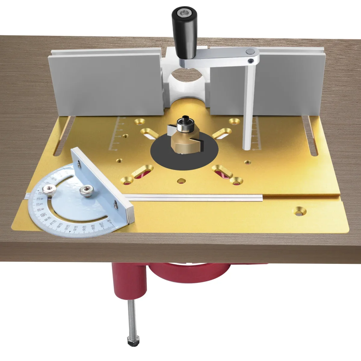 Precision Router Lift -Router  - đánh giá và giá Desk Setup Pegboard