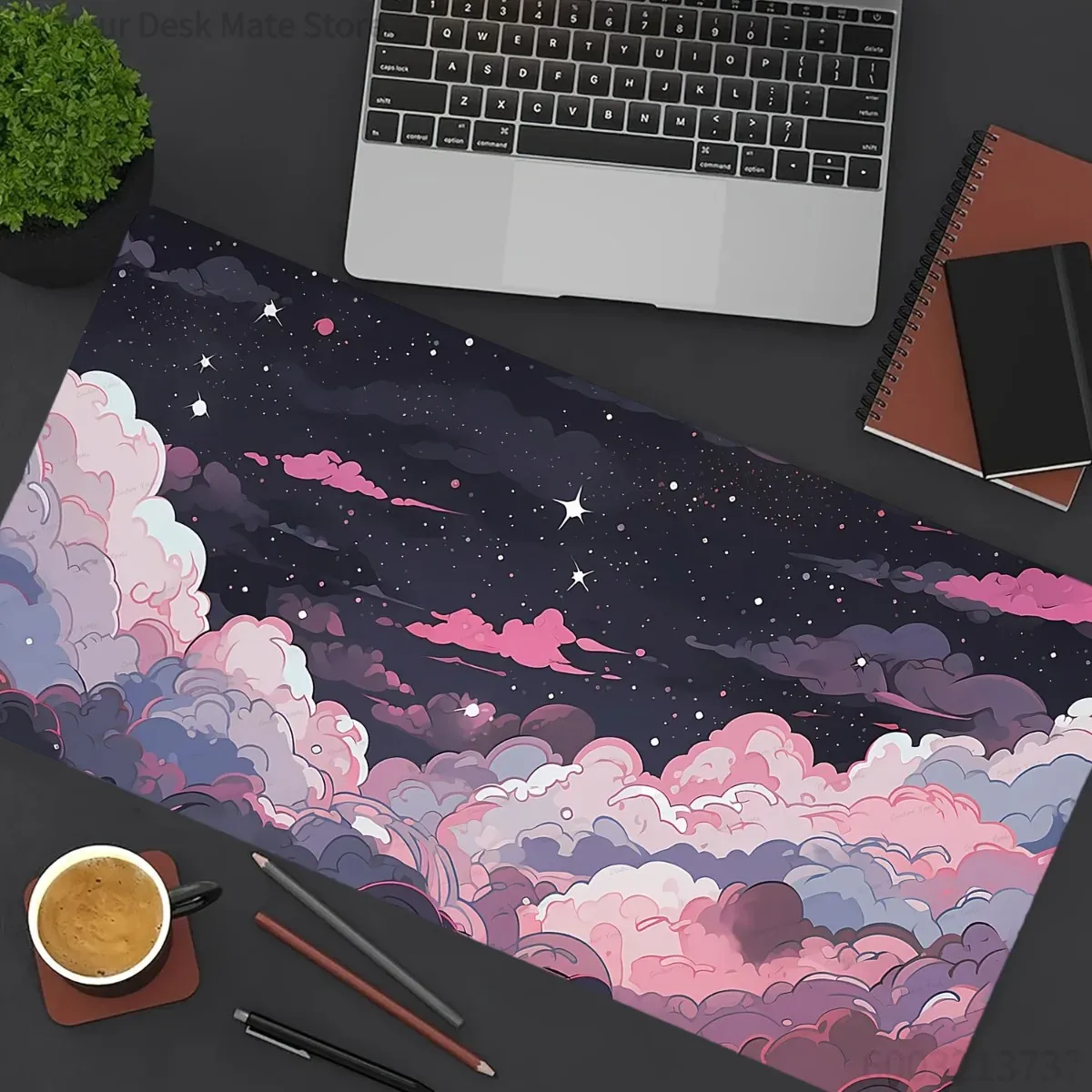 Cute Pink Purple Anime Rubber  - đánh giá và giá Desk Setup Pc And Laptop