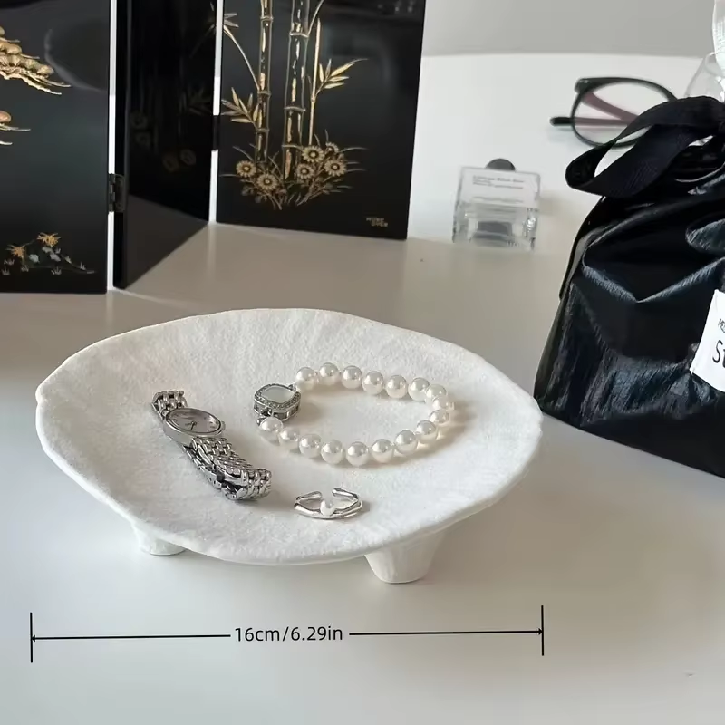 Creative Ceramic Jewelry Tray  - đánh giá và giá Desk Setup Design