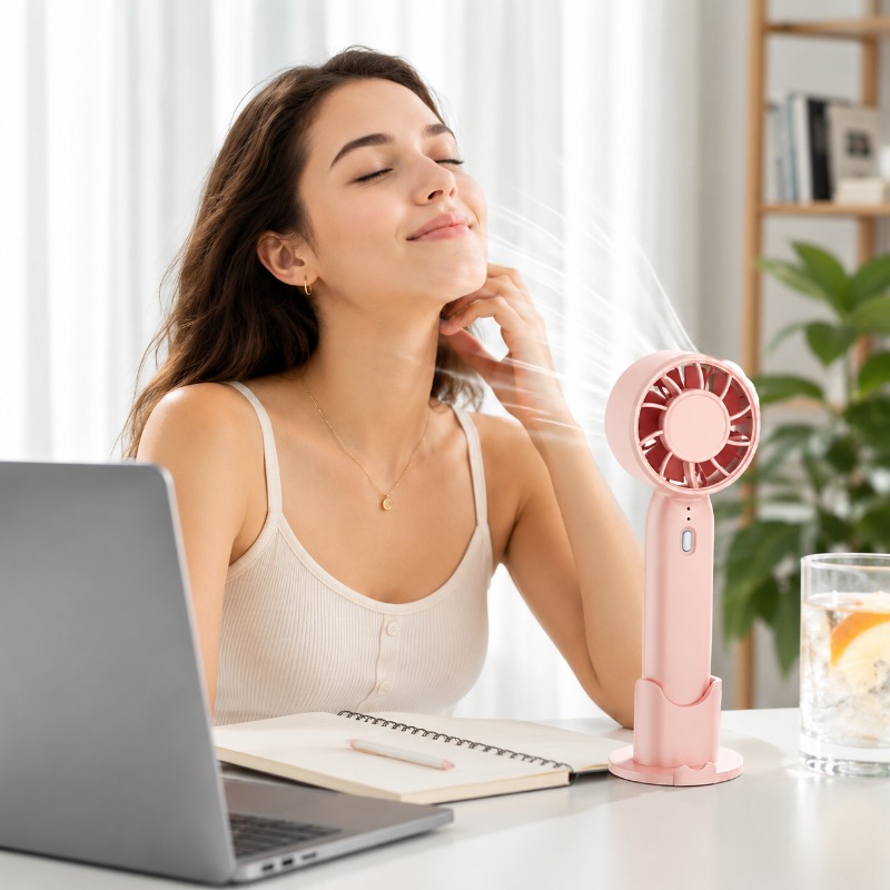 Handheld Fan USB Rechargeable  - đánh giá và giá Fan Desk Small Usb