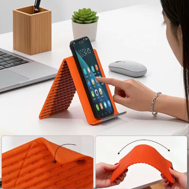 Portable Silicone Mobile Phone - đánh giá và giá Dual Phone Holder