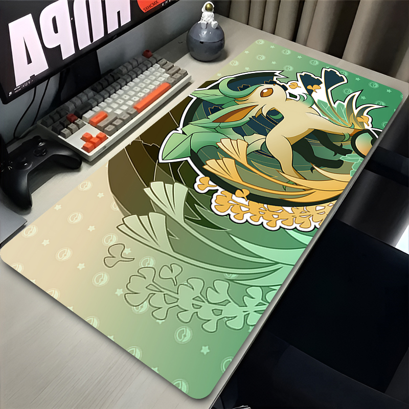 Mouse Pad Gamer P-pokemon Leaf - đánh giá và giá Desk Setup Mat
