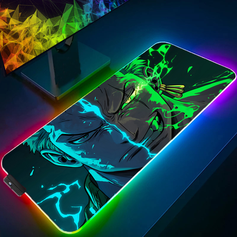 ONE PIECE Zoro Mouse Pad RGB G - đánh giá và giá Desk Setup Mat